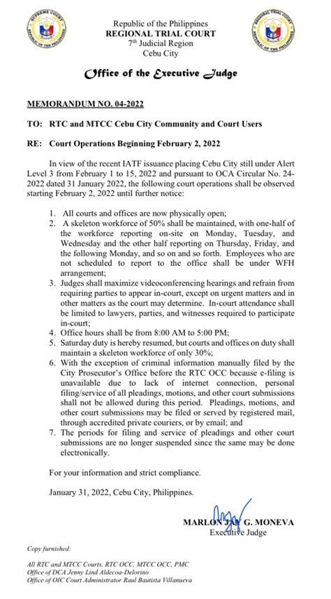 Cebu City courts to reopen tomorrow .